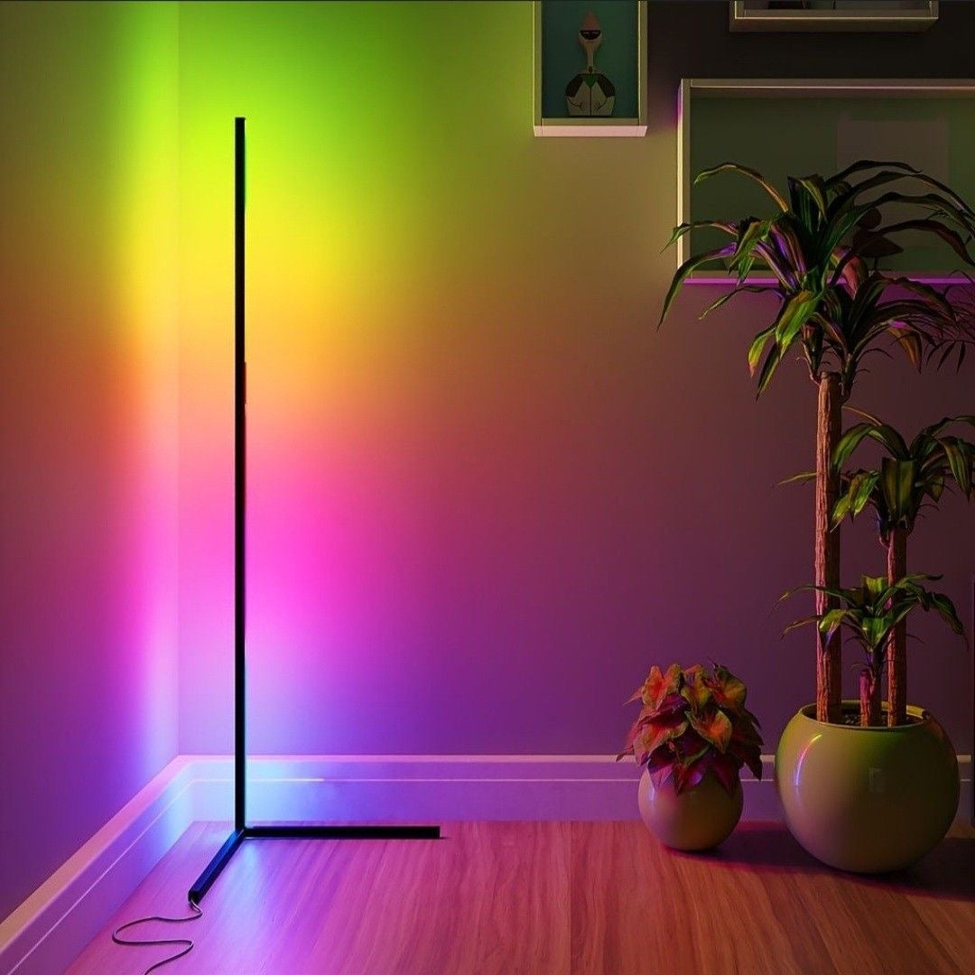 🌈 Lampe LED d’Ambiance RGB sur Pied